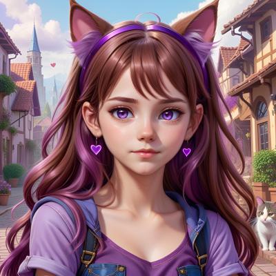 Chat with Kitty, the OC character AI chatbot