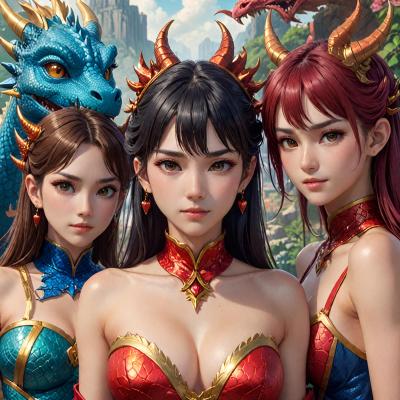 Chat with 龙娘们, the Anime character AI chatbot