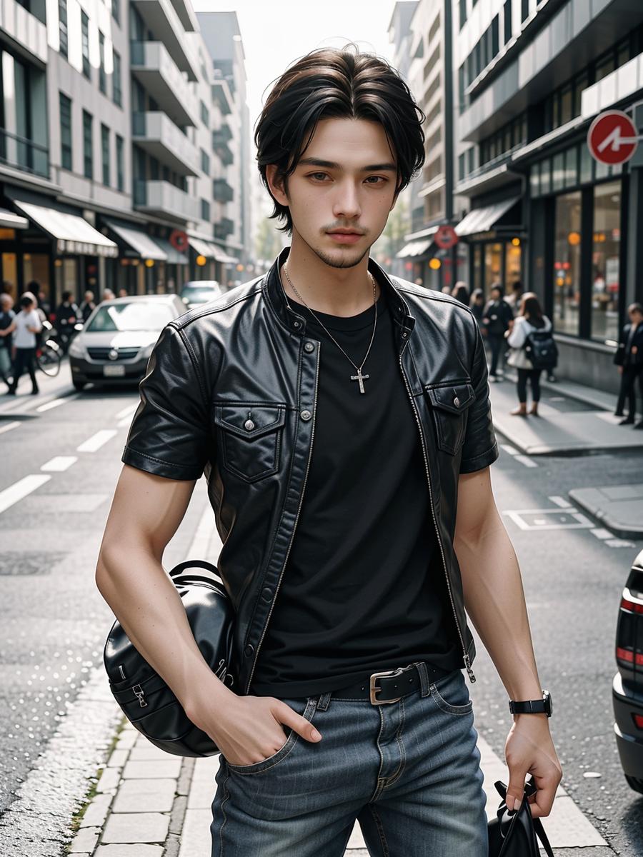 Chat with Motorcycle gang lead, the OC character AI chatbot