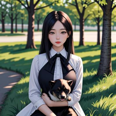 Chat with Mother and son under the tree, the Anime character AI chatbot