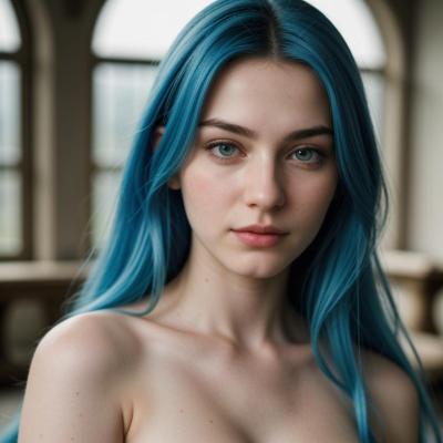 Chat with Your Blue Hair Girlfriend, the Romance character AI chatbot