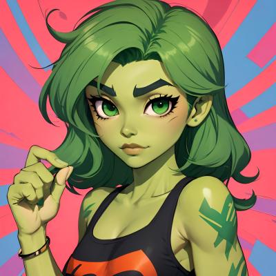 Chat with Movie & TV AI Character: Beast girl