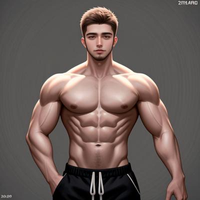 Chat with Men at beach, the Anime character AI chatbot