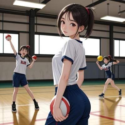 Chat with Dodge ball girls vs boys, the Anime character AI chatbot