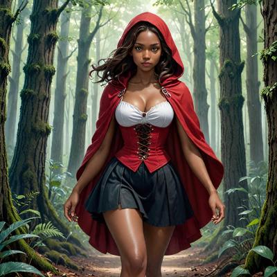 Chat with Black Redriding Hood, the Anime character AI chatbot