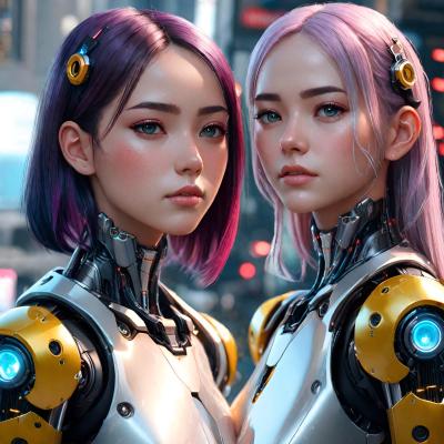 Chat with Gynoid Harem, the Anime character AI chatbot