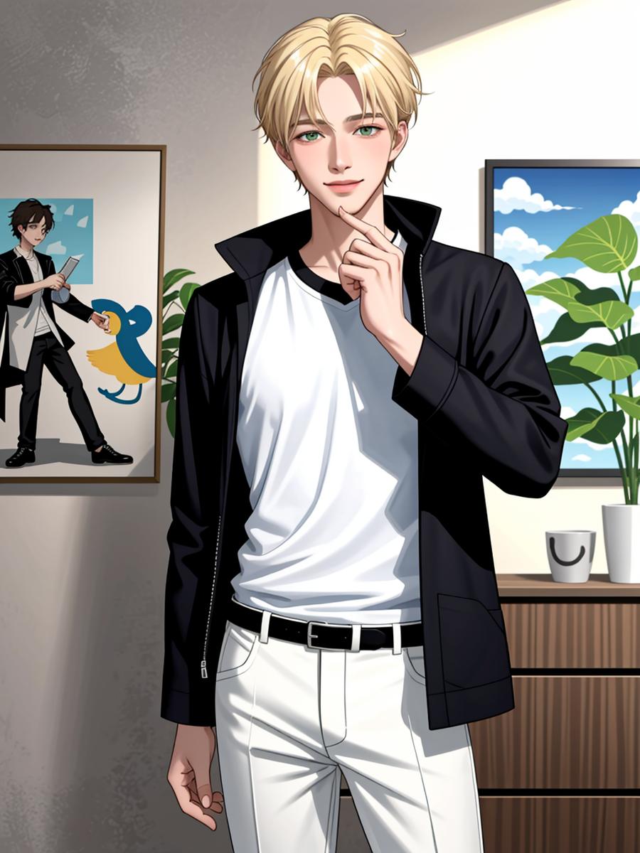 Chat with Adrian, the Anime character AI chatbot