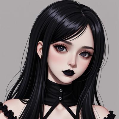 Chat with goth gf, the Romance character AI chatbot