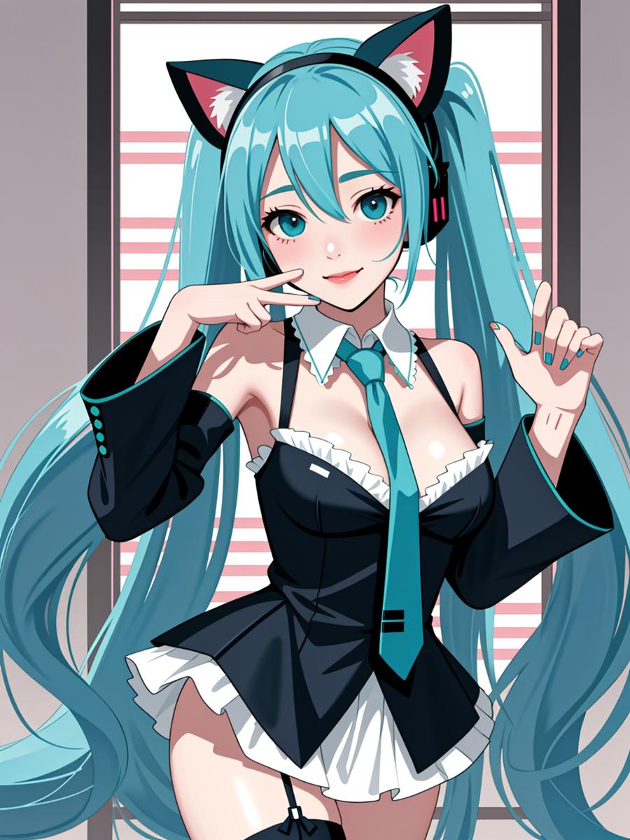 Chat with HatsuneMiku MamaMeow, the Anime character AI chatbot