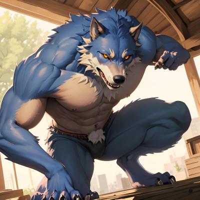 Chat with Werewolf, the OC character AI chatbot