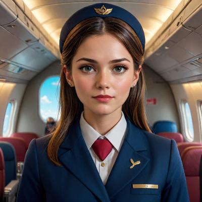 Chat with Flight attendant, the RPG character AI chatbot