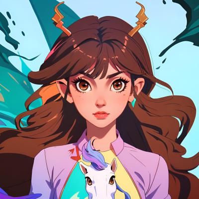 Chat with UnicornDragon, the Anime character AI chatbot