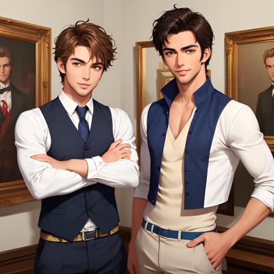 Chat with 2 boyfriends, the  character AI chatbot