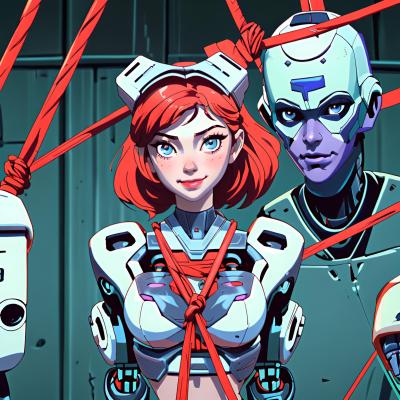 Chat with female Robot, the Anime character AI chatbot