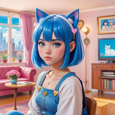 Chat with Shizuka, the Anime character AI chatbot