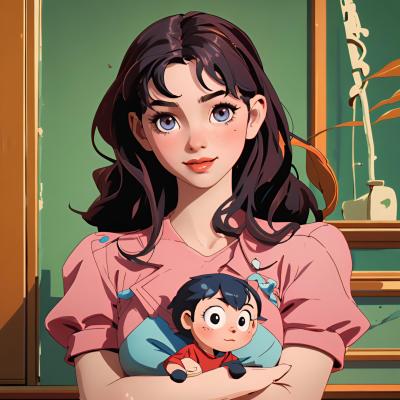Chat with mommy lilly, the Anime character AI chatbot