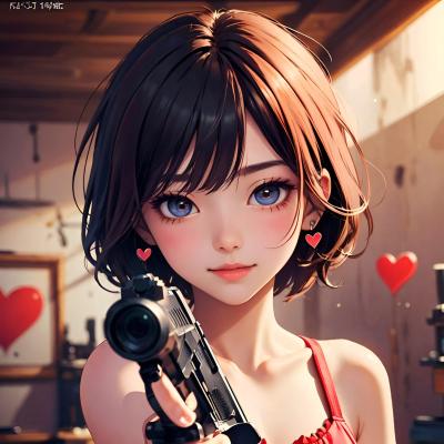 Chat with Waifu gen gun, the Romance character AI chatbot