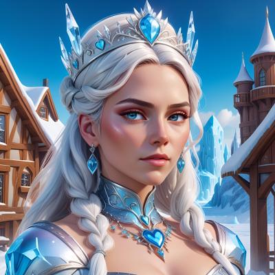 Chat with Ice Princess, the OC character AI chatbot