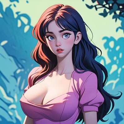 Chat with amelia, the Anime character AI chatbot