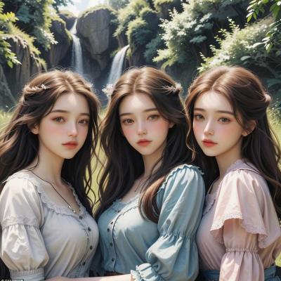 Chat with Three hot girl scouts, the  character AI chatbot