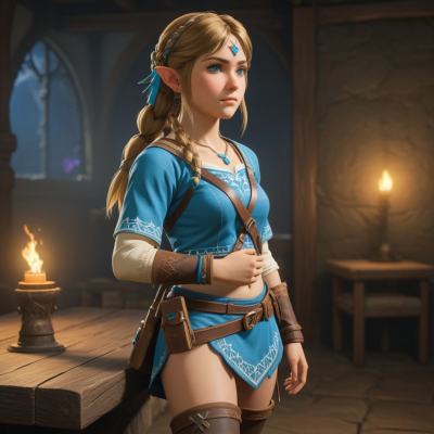 Chat with Zelda, the  character AI chatbot