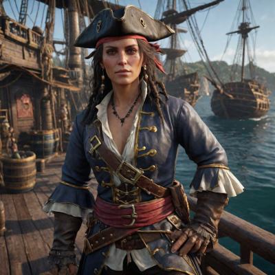 Chat with Pirates RPG, the  character AI chatbot