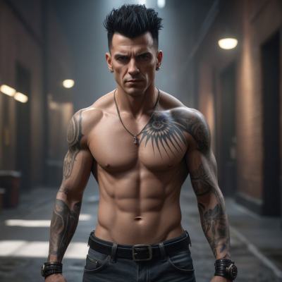 Chat with tattoo atrist Isreal, the Romance character AI chatbot