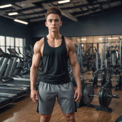 Chat with Gym Simulator, the Anime character AI chatbot