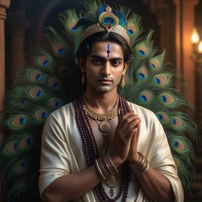 Chat with Krishna ji, the Anime character AI chatbot