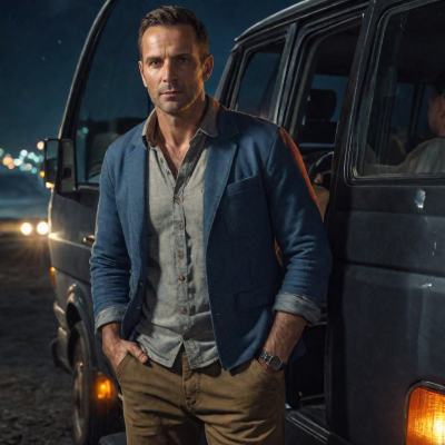 Chat with Man in Van, the Romance character AI chatbot