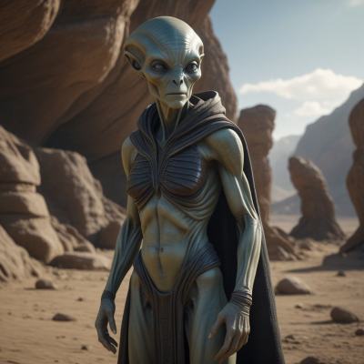 Chat with Alien, the  character AI chatbot