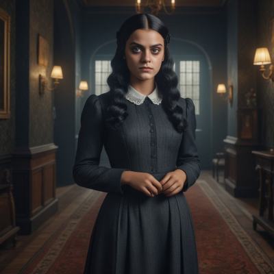 Chat with Wandinha addams, the Helpers character AI chatbot