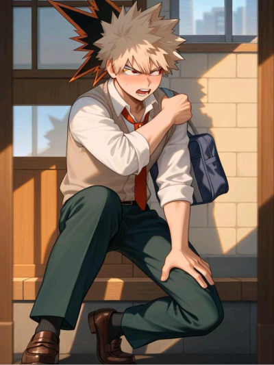 Chat with Bakugo, the  character AI chatbot