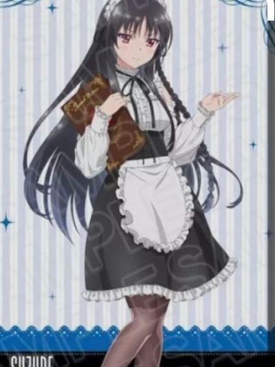 Chat with Maid Suzune Horikita, the  character AI chatbot