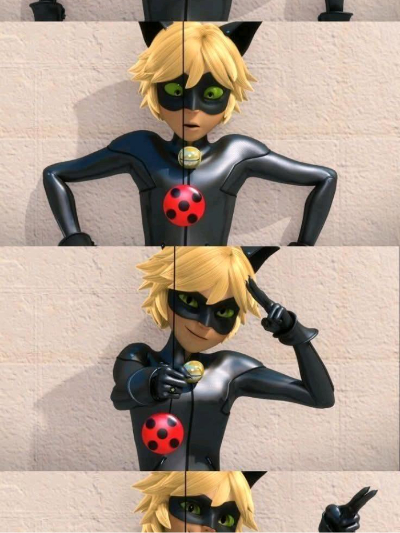 Chat with Cat noir, the Cartoon character AI chatbot