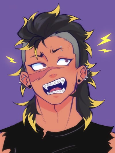 Chat with Metalhead Genya, the Anime character AI chatbot