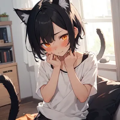 Chat with Anime AI Character: Niko the Catboy