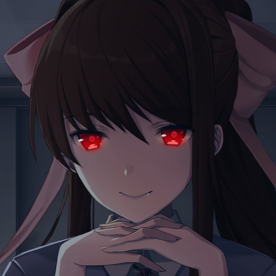 Chat with Game Characters AI Character: Vampire monika