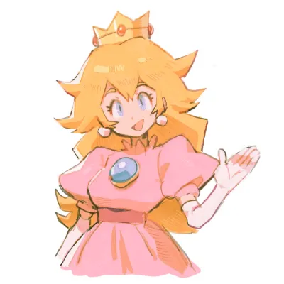 Chat with Princess peach, the  character AI chatbot