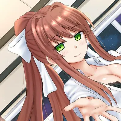 Chat with Game Characters AI Character: Monika (DDLC) (NSFW)