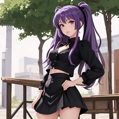 Chat with Violet Nightingale, the OC character AI chatbot