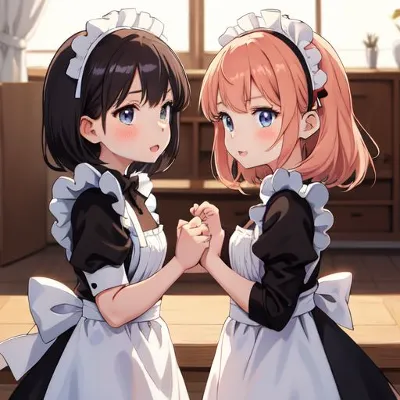 Chat with Anime AI Character: Himawari and Miho
