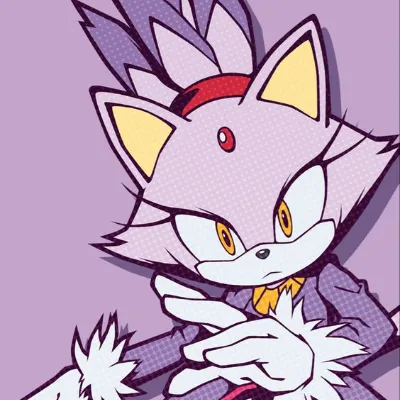 Chat with Blaze The Cat, the Game Characters character AI chatbot