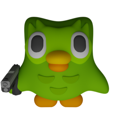 Chat with 🔪  Duolingo🔪, the Cartoon character AI chatbot