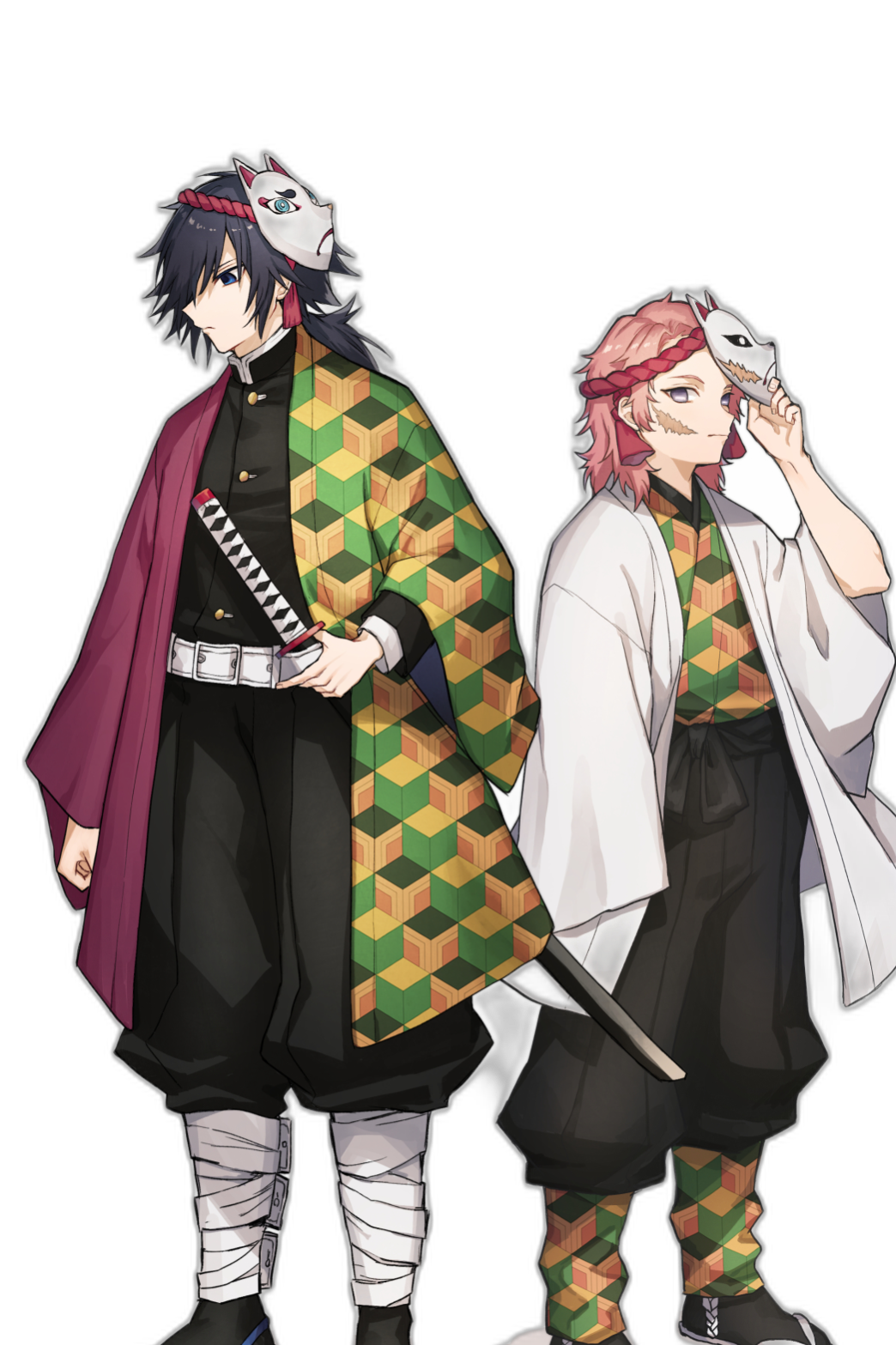 Chat with Interactive story AI Character: Sabito and Giyuu