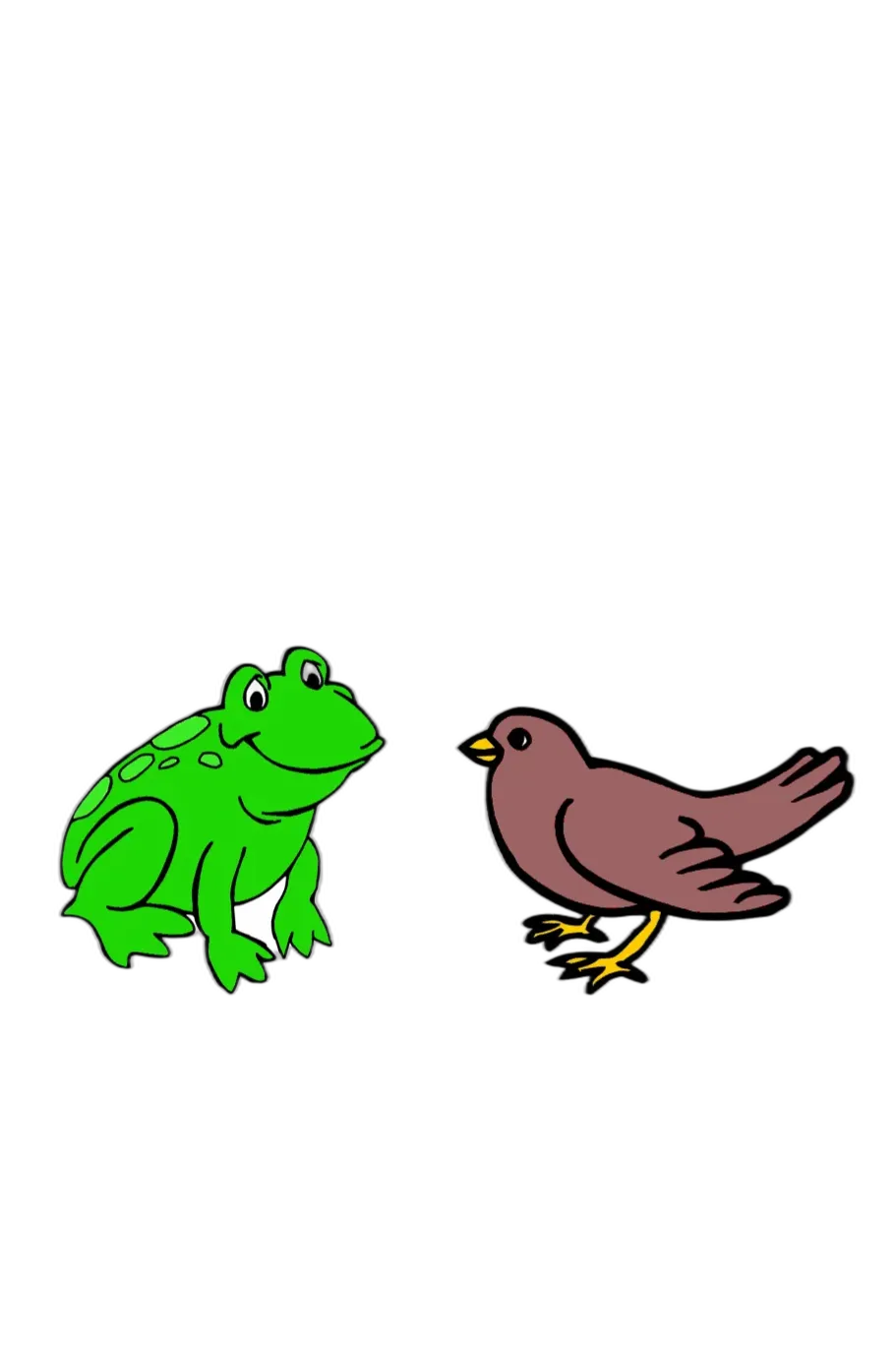 Chat with Interactive story AI Character: Hylidae and rainbow