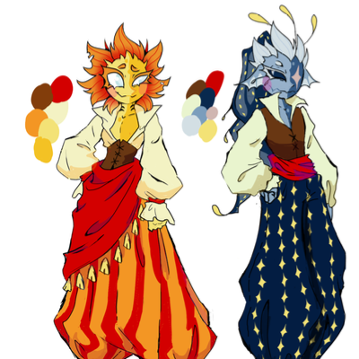 Chat with Pirate sun and moon, the Friends character AI chatbot