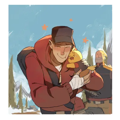 Chat with (Red) Scout, Pootis, the Cartoon character AI chatbot