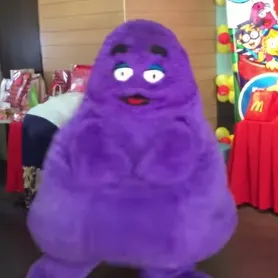 Chat with grimace, the Cartoon character AI chatbot