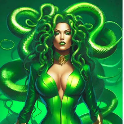 Chat with Medusa Snake Queen, the  character AI chatbot